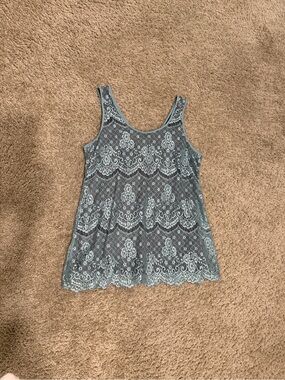Blue Lace Camisole